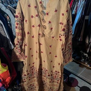 Floral Embroidered Tunic Dress allaboutyou XL